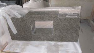 Vanity Top en China Tropical Brown