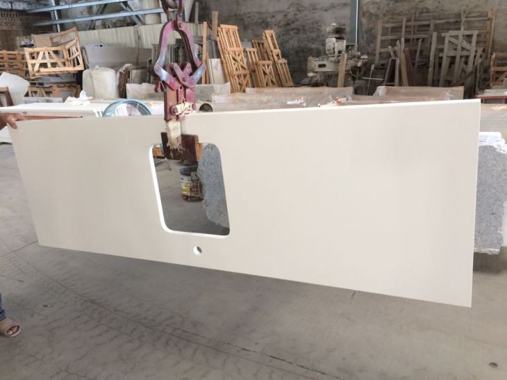 Snow White Quartz Slabs