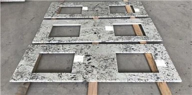Cuarto de baño con encimeras de tocador de granito Galaxy blanco brasileño